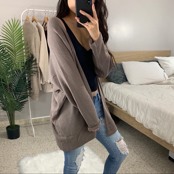 🆕 Madeline - Mocha Lightweight Cardigan - Picture 5 of 7